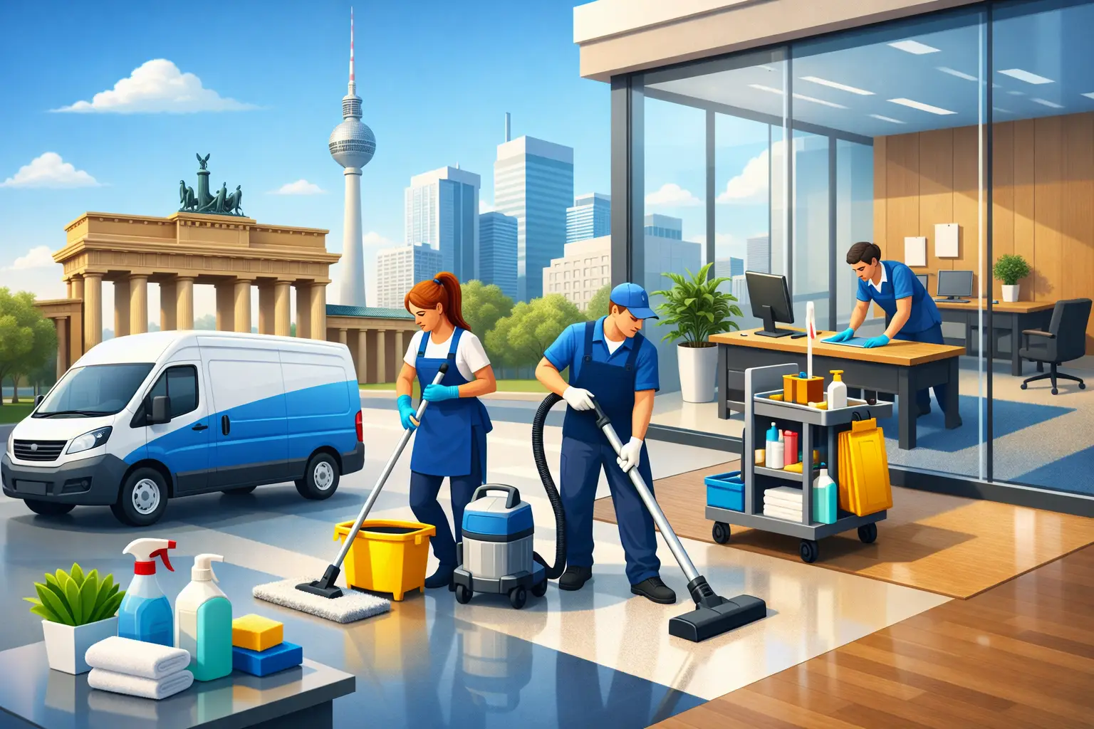 Reinigungsfirma Berlin für planbare Sauberkeit