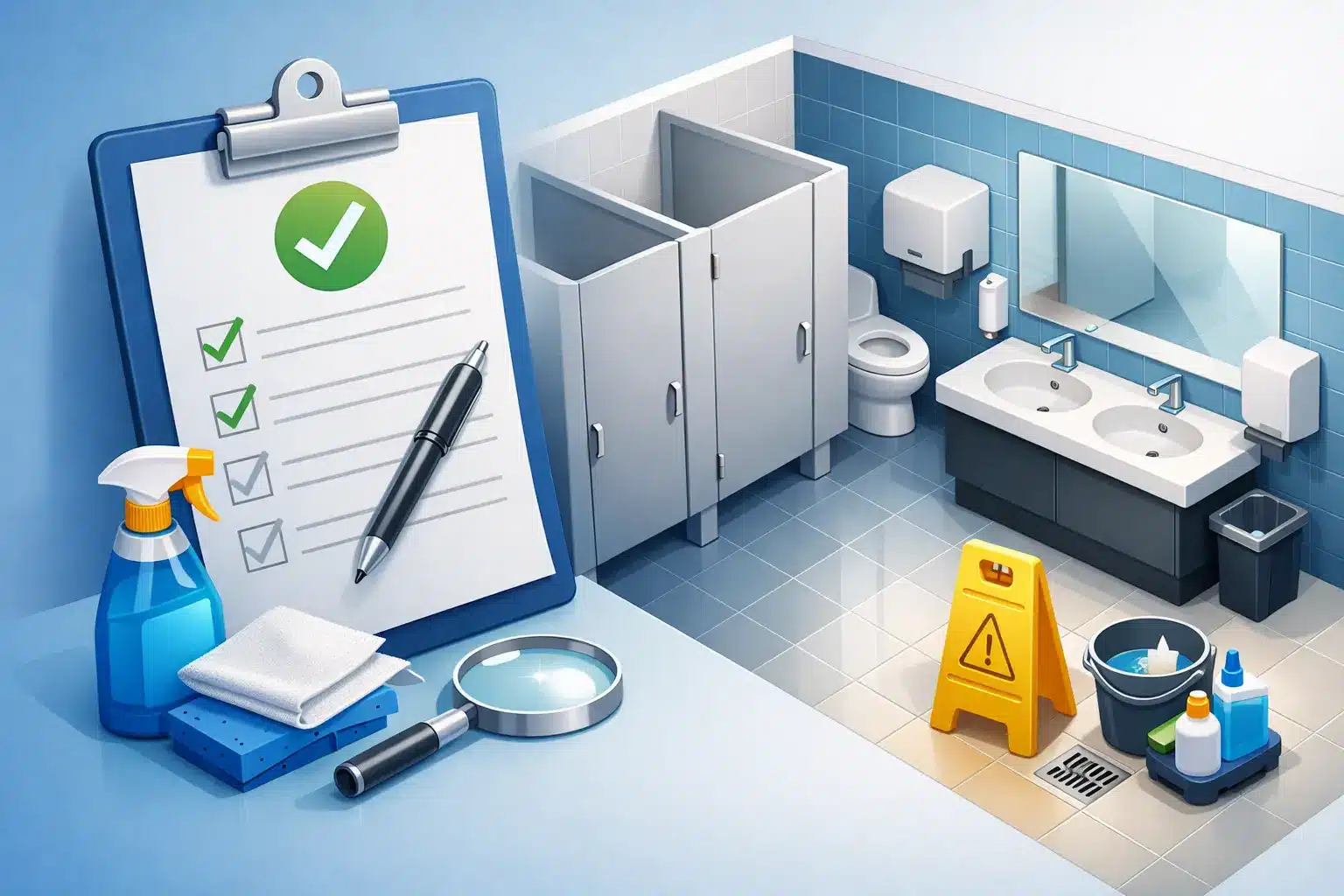 Checkliste hygienische Sanitärräume im Gewerbe