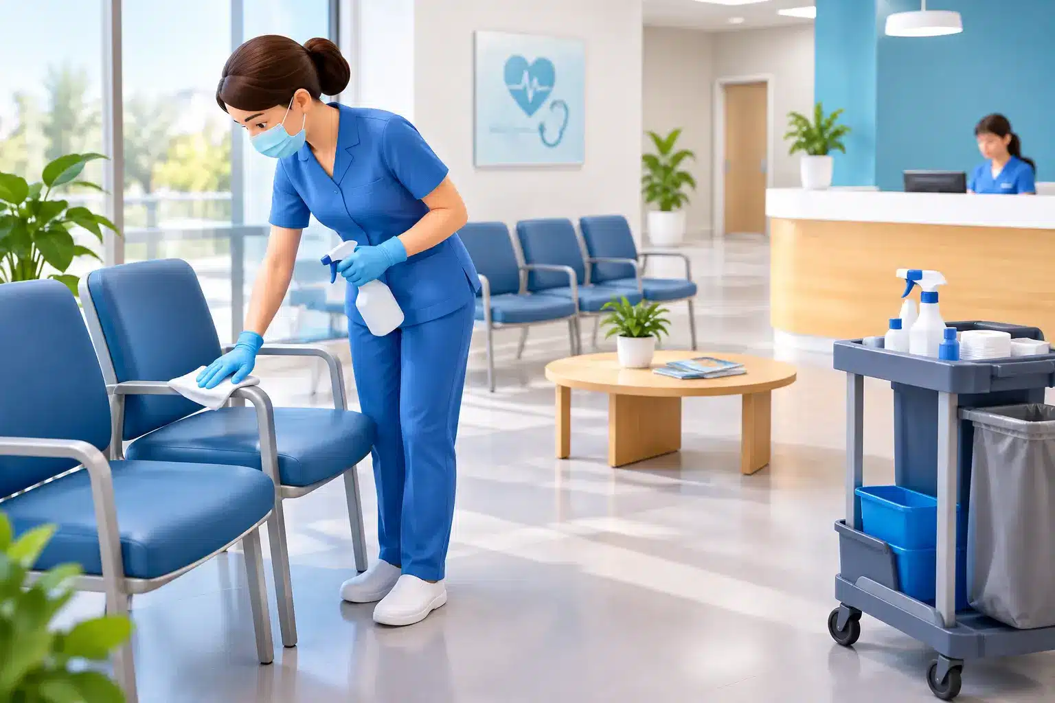 Hygienestandards für medizinische Wartebereiche