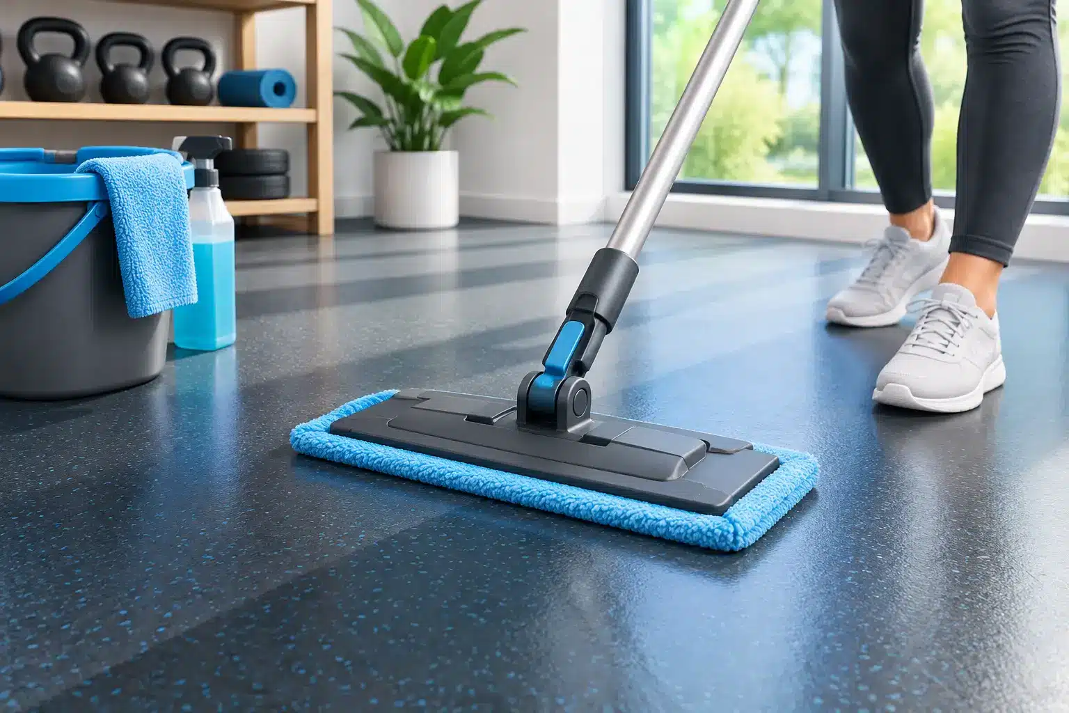 Kautschukböden materialschonend reinigen lassen