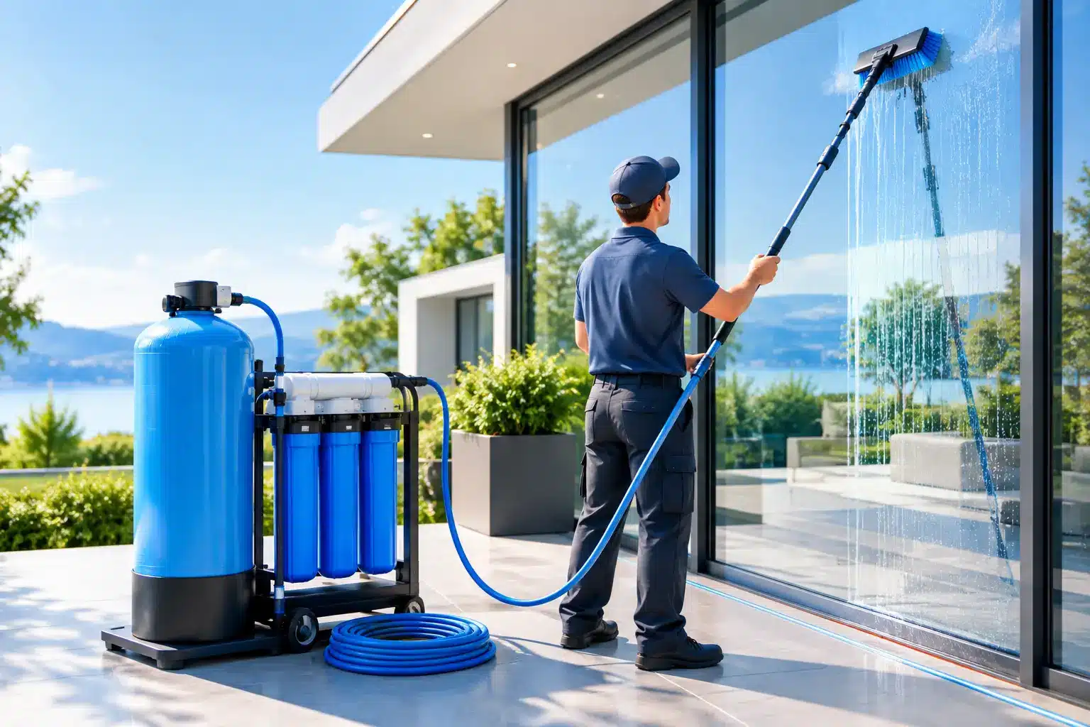 Osmosewasser bei Glasflächen richtig einsetzen